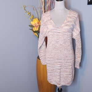 American Rag Long Sleeve Knit Sweater Dress with a Twist Size Large NWT